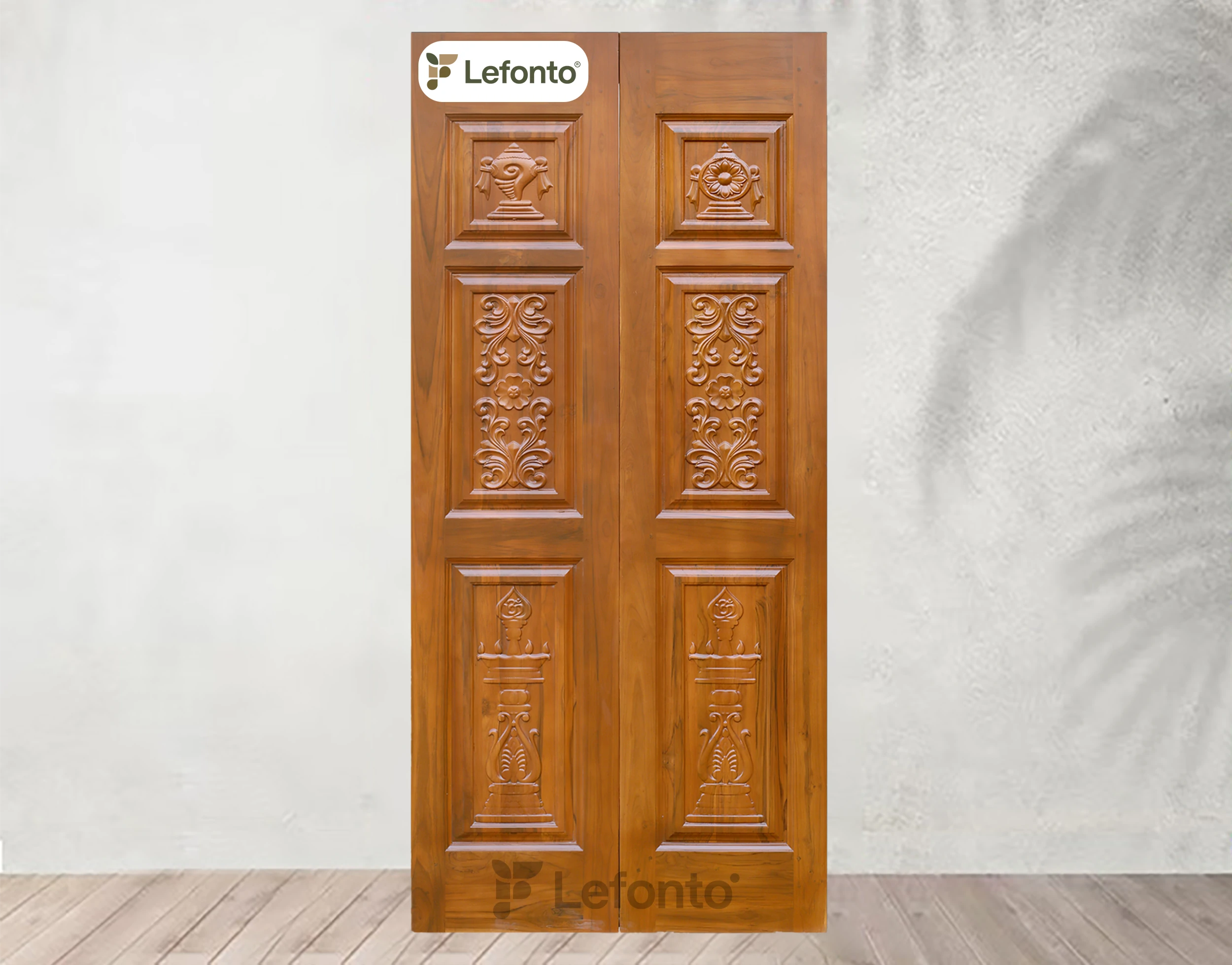 Double Wooden Doors LFH 43